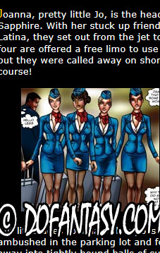Mile high club - Four gorgeous airline stewardesses get grabbed walking out of the terminal and are sent straight into sadistic, sexual slavery