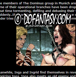 Dominus 3, Counterattack - Her friends find themselves in a sexual purgatory where they are subjected to the most heinous treatments