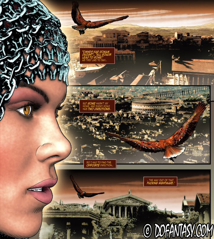 Spartana 2, Gladiatrix - Spartana defies the sadistic Aurelia and Rome's elite