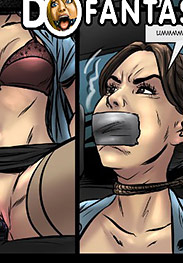 Breakdown 3 - Ensnared in intricate harnesses and gags, subjected to sensory barrages of suspension, teasing denial, and raw power plays