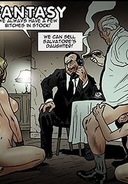 Mobsters Vendetta 2 - Now you sluts are both wet you can start drinking each other's cunt juice