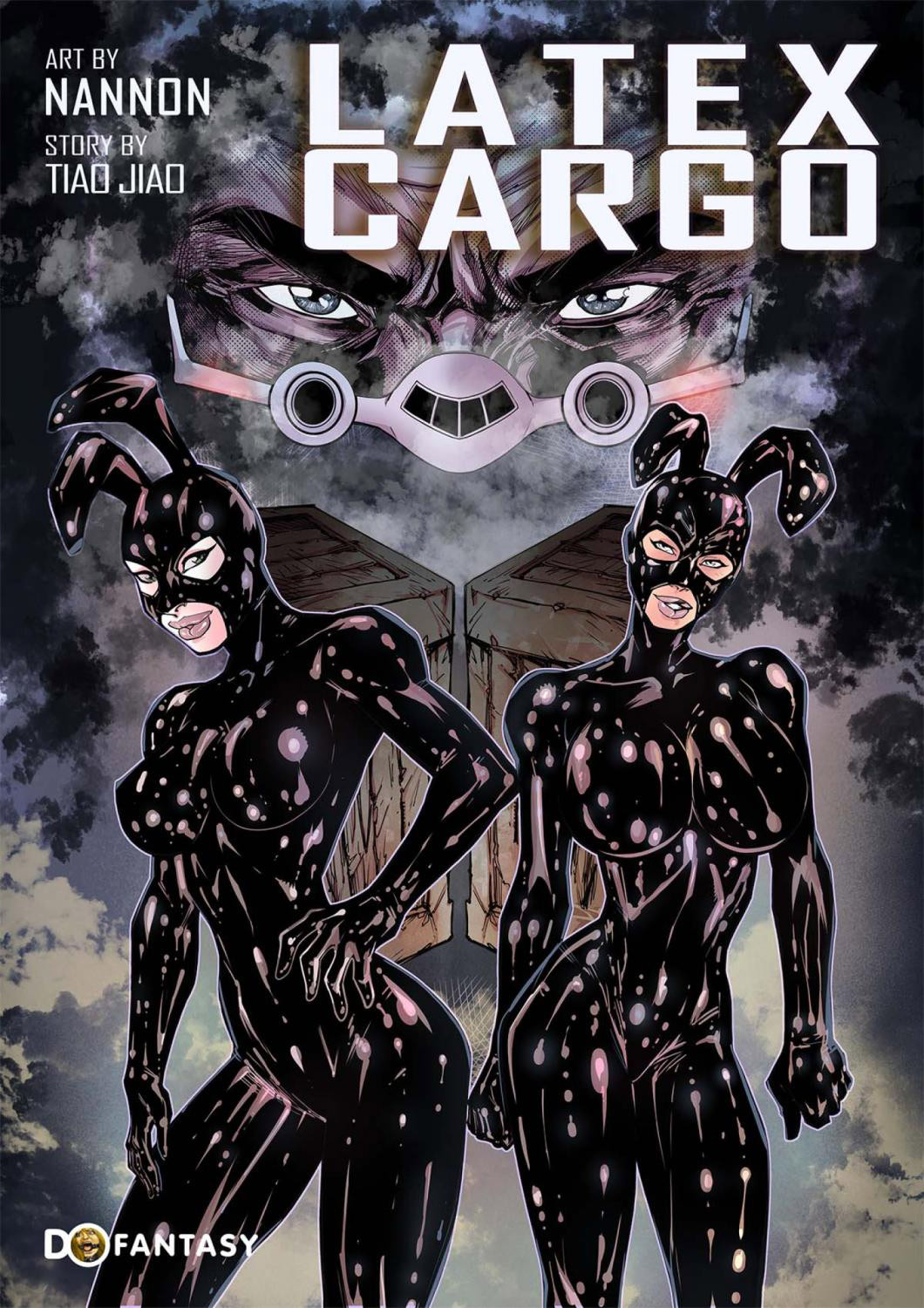 Latex Cargo - Don't give him your face, that's what he wants, look like his sex toy