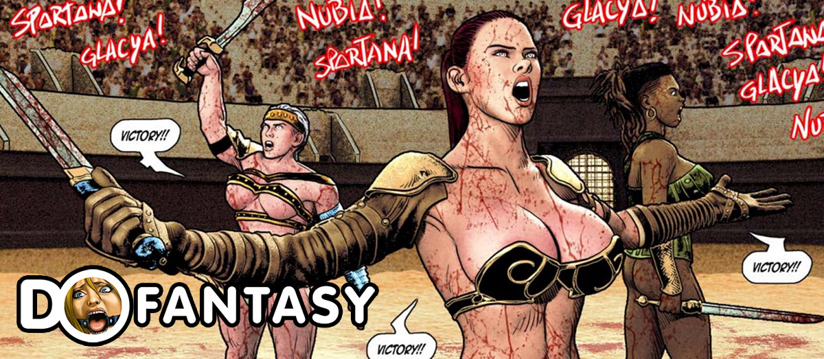 Spartana 3, Morituri - Look how huge and hard you got him, little one