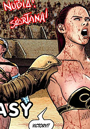 Spartana 3, Morituri - Look how huge and hard you got him, little one
