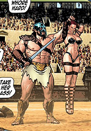 Aquila fansadox 679 Spartana 2, Gladiatrix - Spartana defies the sadistic Aurelia and Rome's elite